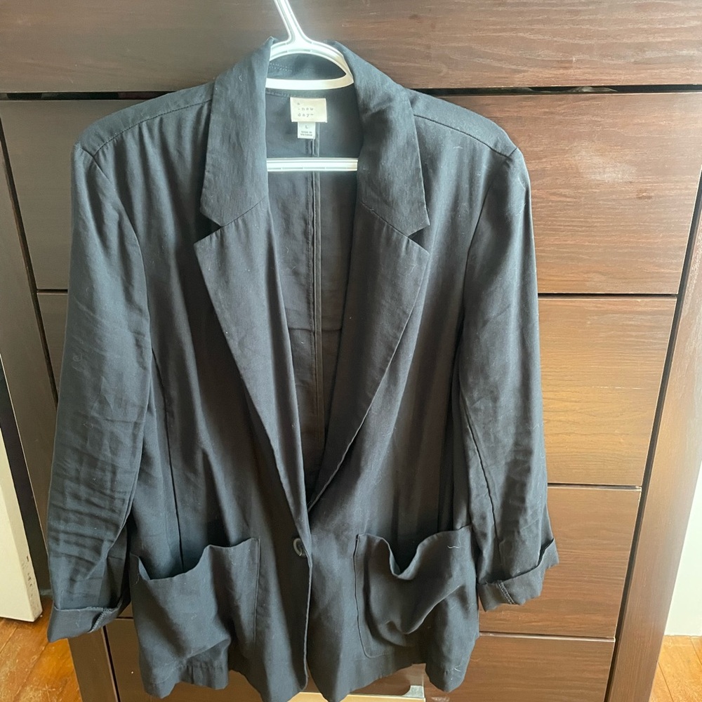 a new day Women's Black Blazer